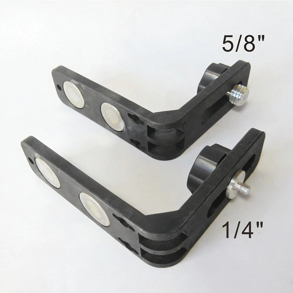 L Shape Magnetic Bracket for Level Mount on Metal Surfaces 5/8 inch 1/4 inch