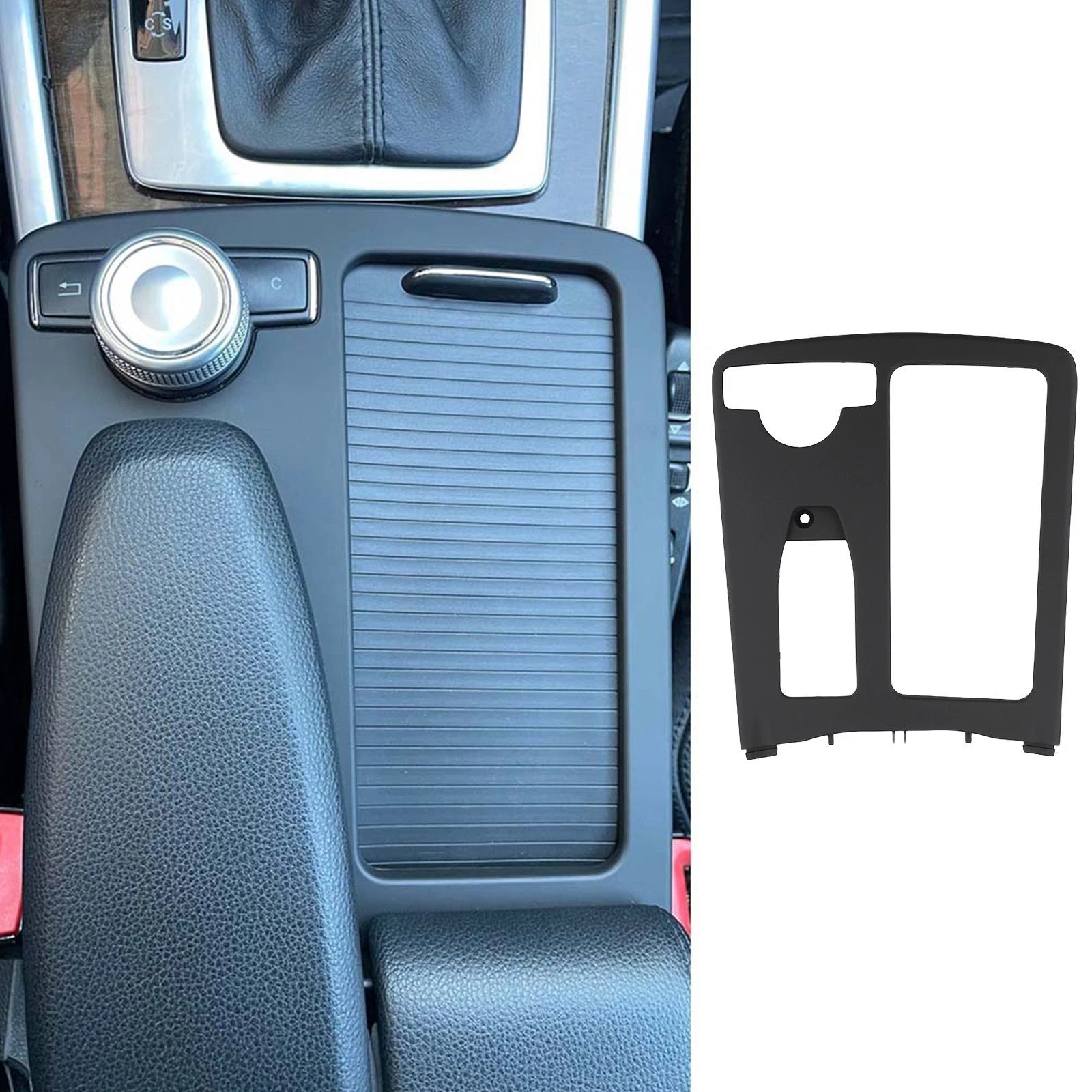 Center Console Cup Holder Trim Cover for