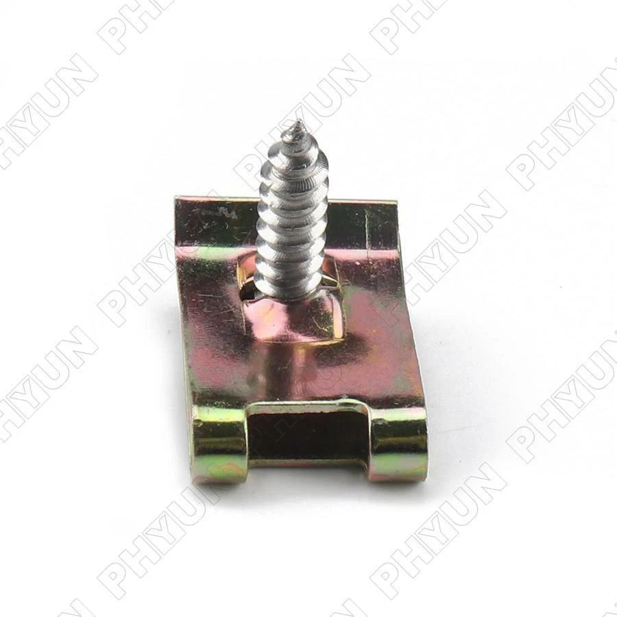 200Pcs Self-Tapped U Clip Screws Fastener Clips for Car Home Fixing