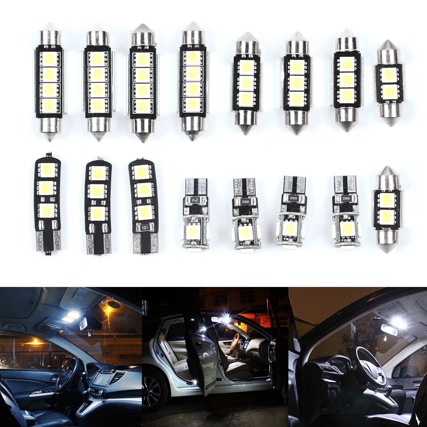 Interior LED Canbus Light Package for Vehicle (12V)