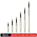 6X Magnetic Screwdriver Bit Set PH2 for Impact Drivers