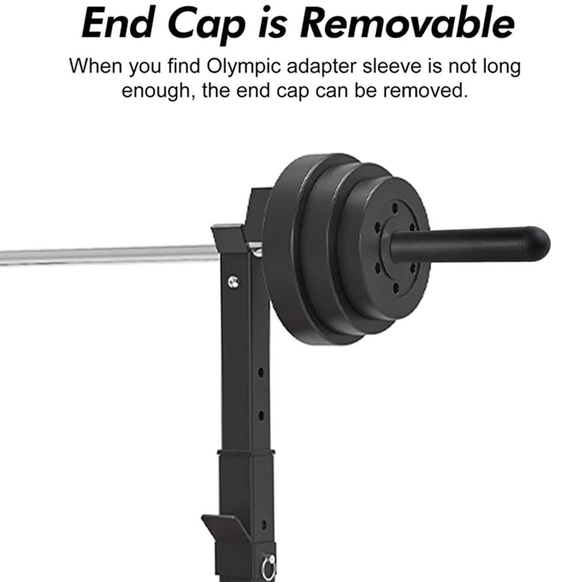 1PC Barbell Adapter Sleeve for 1" to 2" Weight Plate Posts
