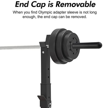 1PC Barbell Adapter Sleeve for 1" to 2" Weight Plate Posts