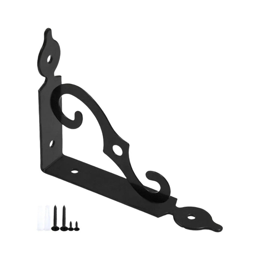 Pre Drilled Wall Shelf Bracket for Easy Installation (90 Degree Angle)