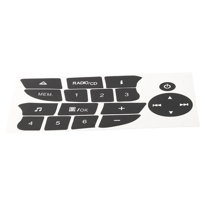 Control Board Radio CD Button Decals for Renault