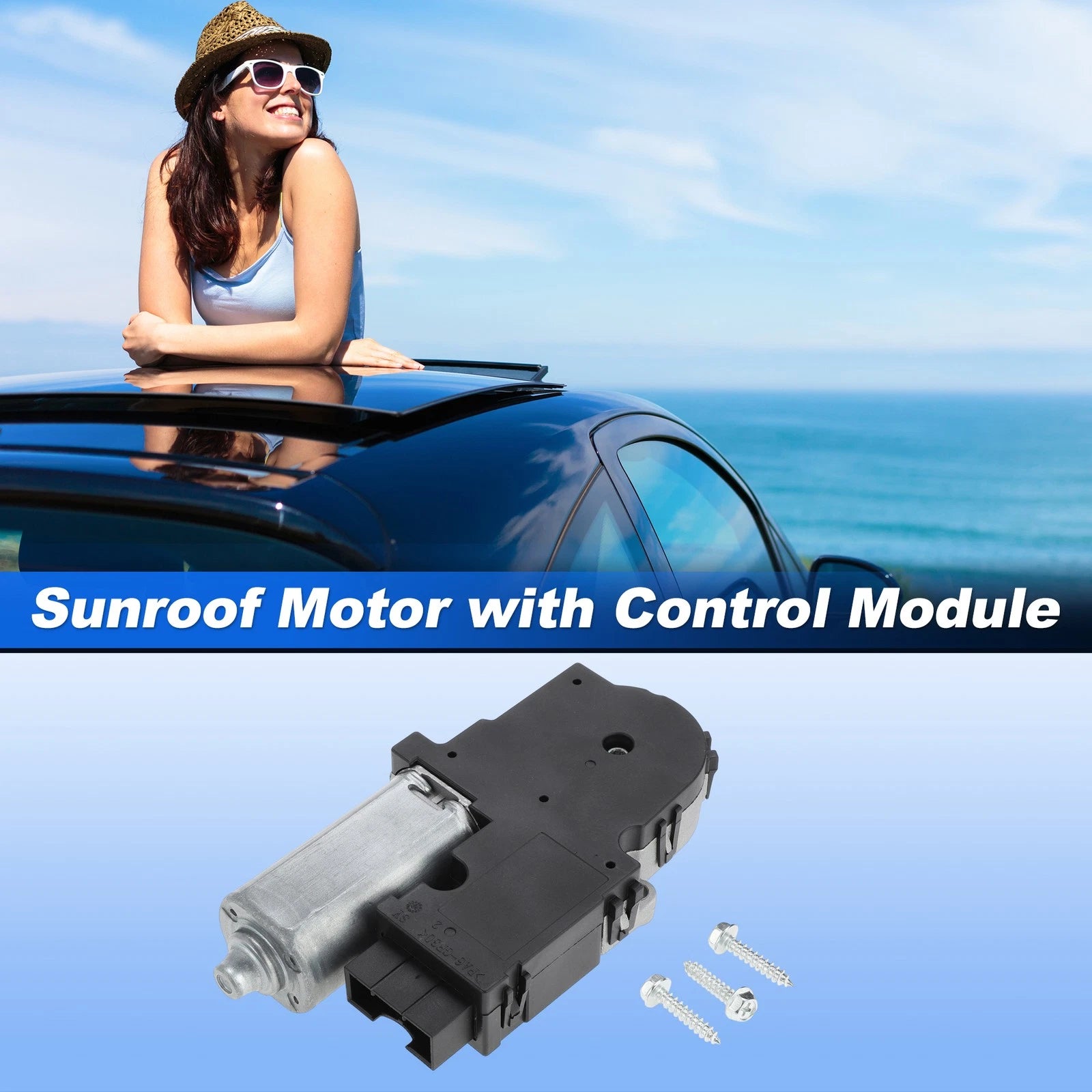 Sunroof Motor with Control Module Replacement for Cadillac SRX (2010–2016)