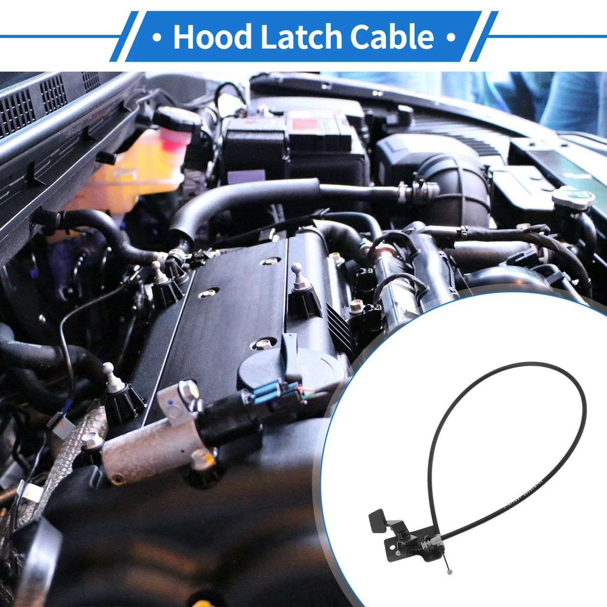 Hood Latch Release Cable for Jeep Renegade (2015–2023) No. 51972891