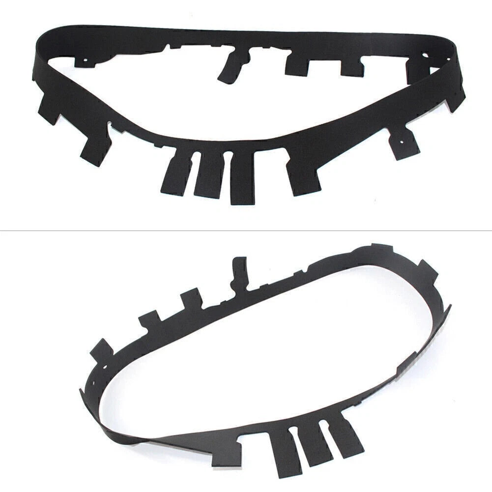 2X Headlight Lens Replacement Trim Gaskets for Corvette C6 (2005–2013)