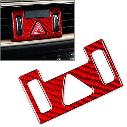 Mergency Light Button Frame Trim for Kia K3 Forte (2019–2021) Carbon Fiber Red