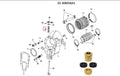 Shift Shaft Bushing Kit for Mercruiser Alpha 1 Gen II (Replaces 18-3760, 23-806036A1)