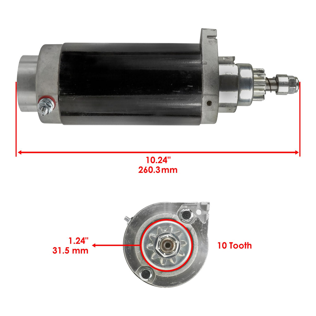 Marine Outboard Starter Motor Replacement for Yamaha 75HP 1994–1999