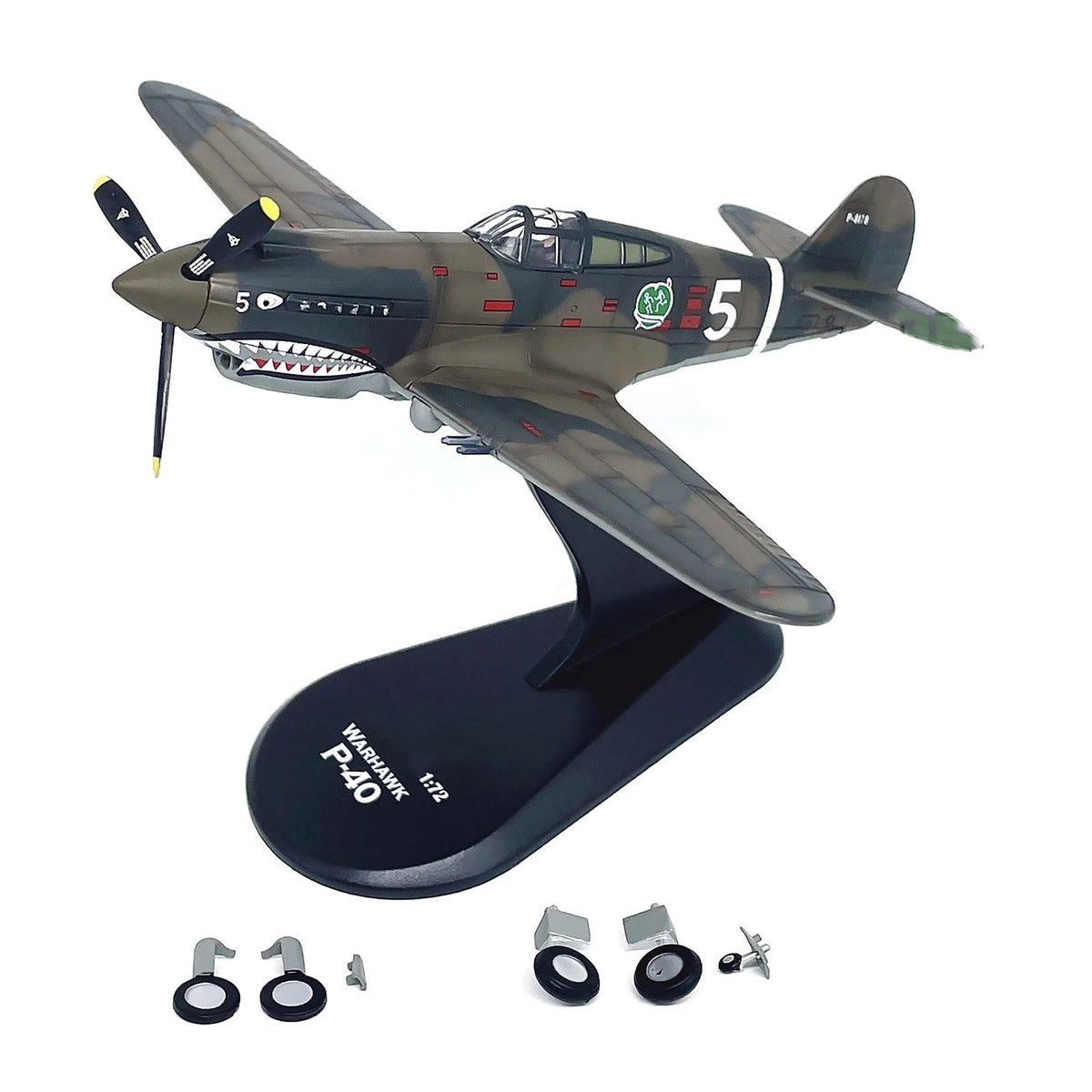 1/72 WWII Diecast Alloy Model for Curtiss P-40C Warhawk (1940–1945)