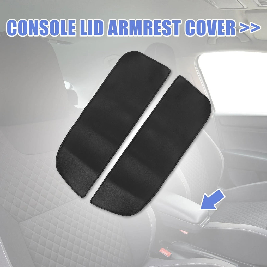 Center Console Lid Armrest Cover Protector Pair for BMW X5 X6 (2007–2013)