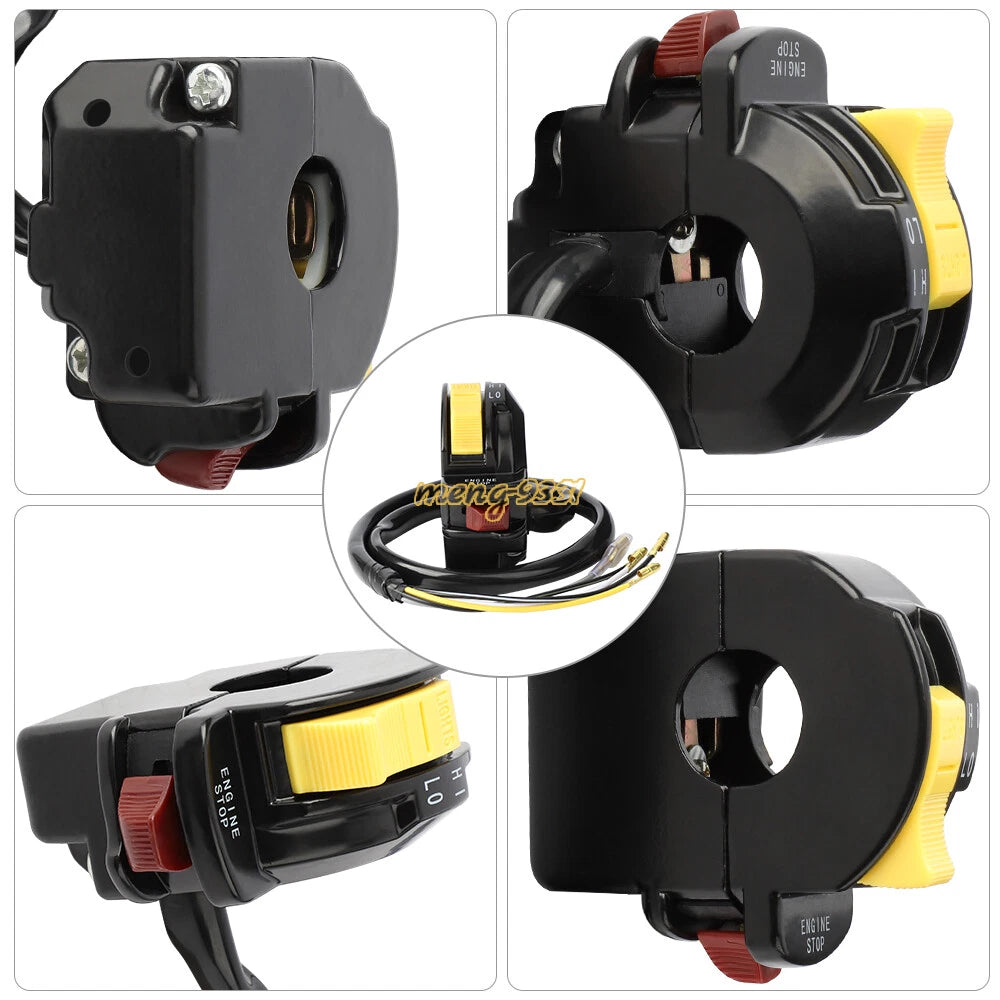 Handlebar Control Stop Headlight Switch Button for Suzuki LT230S (1985–1988)