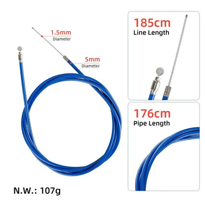 Brake Cable for XIAOMI M365 Scooter (185cm) Steel Wire with PC Housing