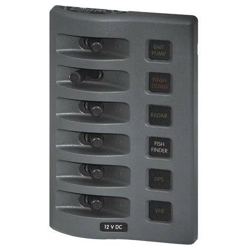 6 Switch Waterproof Fuse Panel for Blue Sea 4306