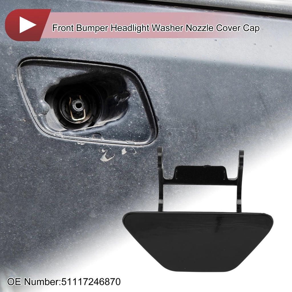 Headlight Washer Nozzle Cover Cap OEM Replacement for BMW 528i (2012–2013)