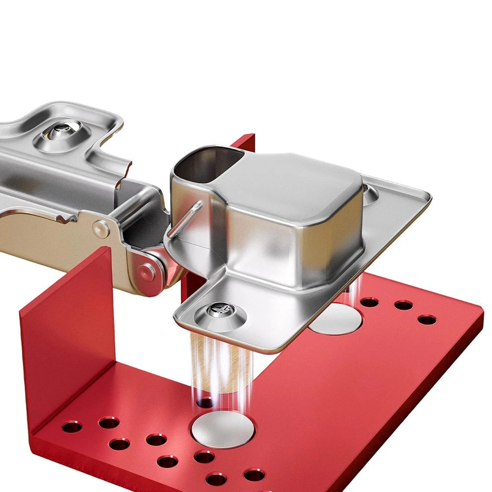 Aluminum Alloy Magnetic Hinge Positioner for Cabinet Door Frame