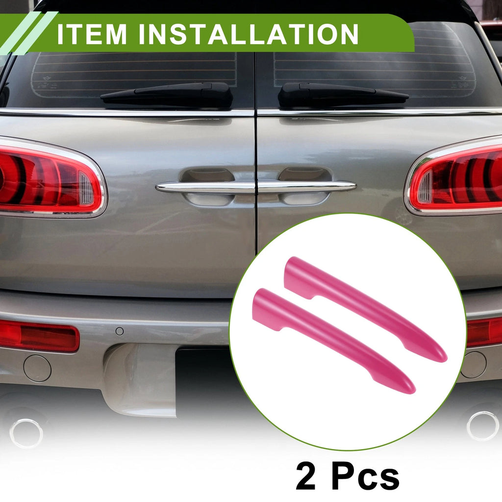 Rear Trunk Door Tailgate Handle Cover Replacement for BMW Mini Cooper F54 2014+ Pink