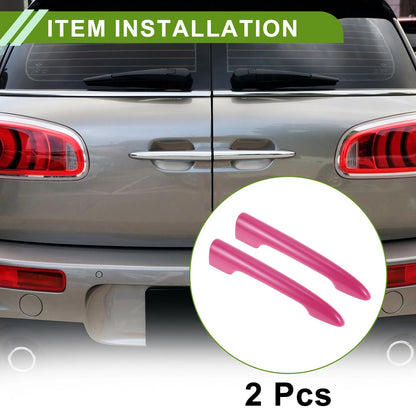 Rear Trunk Door Tailgate Handle Cover Replacement for BMW Mini Cooper F54 2014+ Pink