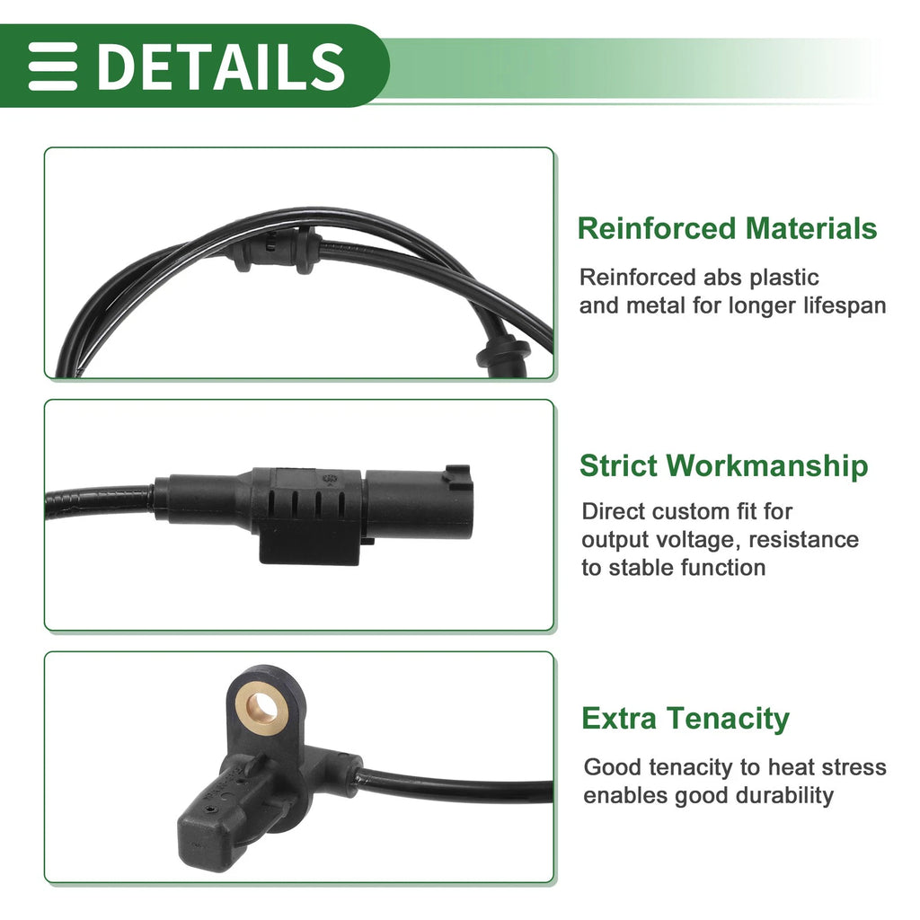 ABS Wheel Speed Sensor Replacement for Mercedes-Benz W163 ML320 (1998–2005)