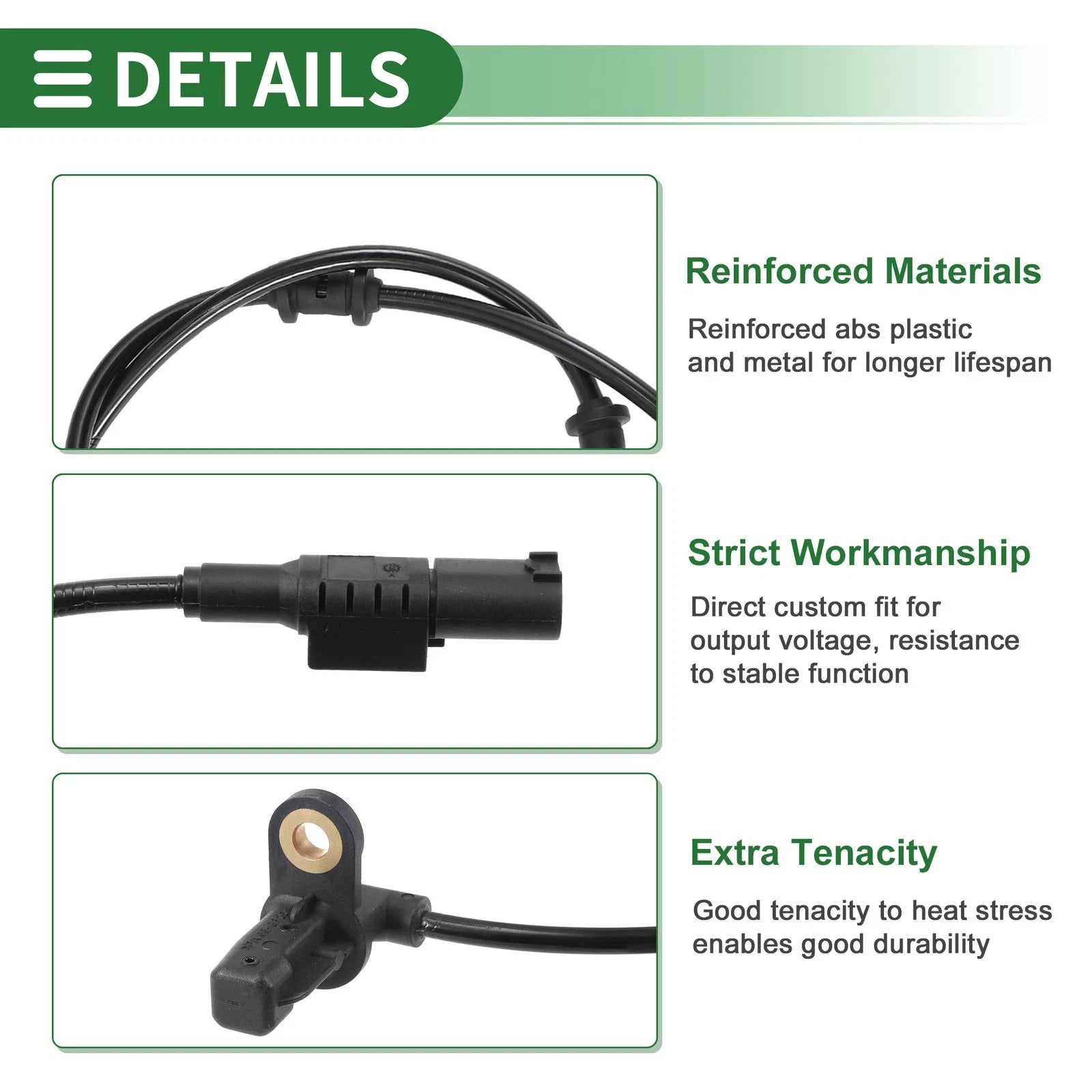 ABS Wheel Speed Sensor Replacement for Mercedes-Benz W163 ML320 (1998–2005)
