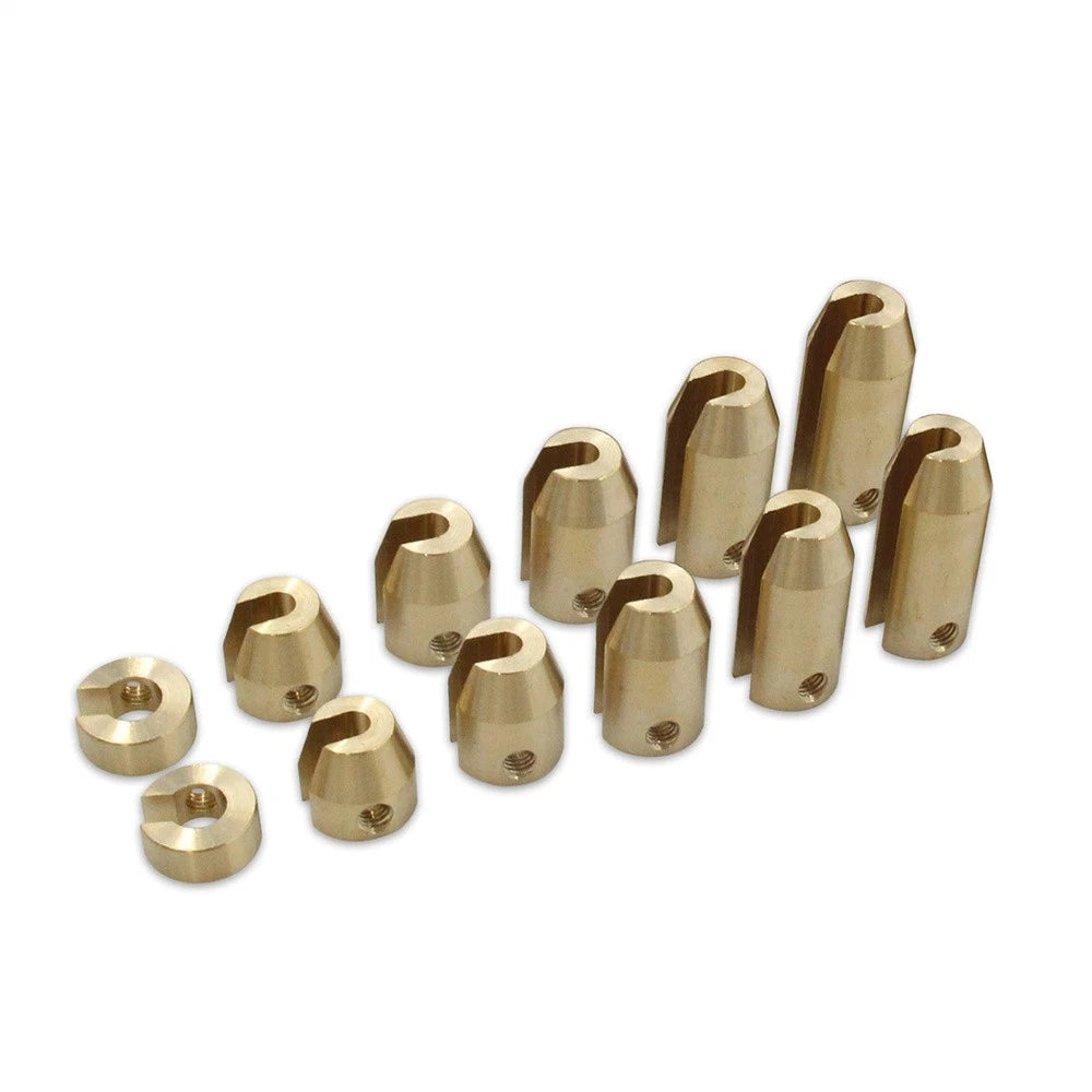 12x Brass Wheel Spoke Balance Weights Kit for Universal Motorcycle (Universal)