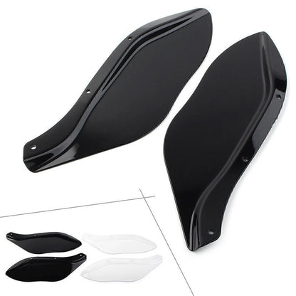 Pair Side Fairing Windshield Air Deflector for Harley Electra Glide (1996–2013)