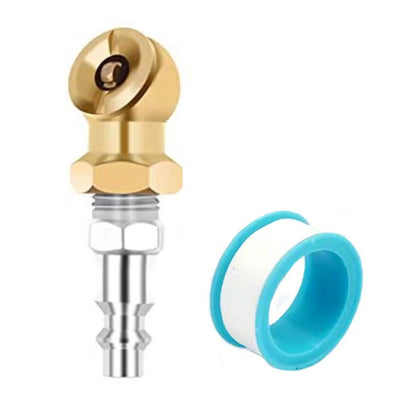 Ball Inflator Air Clamp Kit for Air Compressor (14 Inch, 14NPT Connector)
