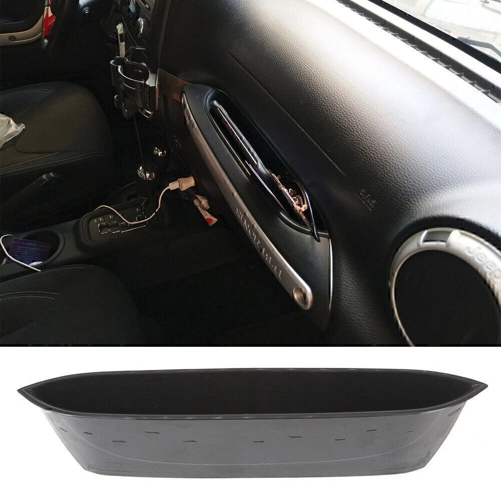 Passenger Side Grab Handle Storage Tray Organizer Box for 11-17 Jeep Wrangler JK
