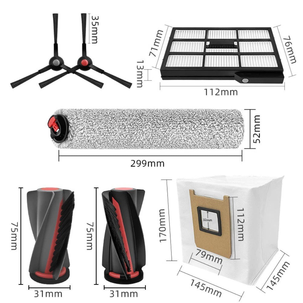 Replacement Parts Kit for Home Cleaning