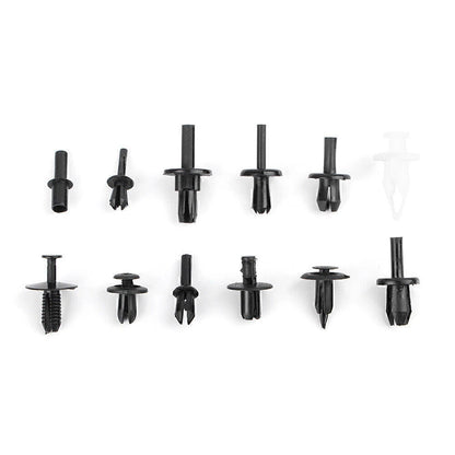 350 Pcs Push Pin Rivet Fasteners for Auto Car Body Trim Panel Moulding