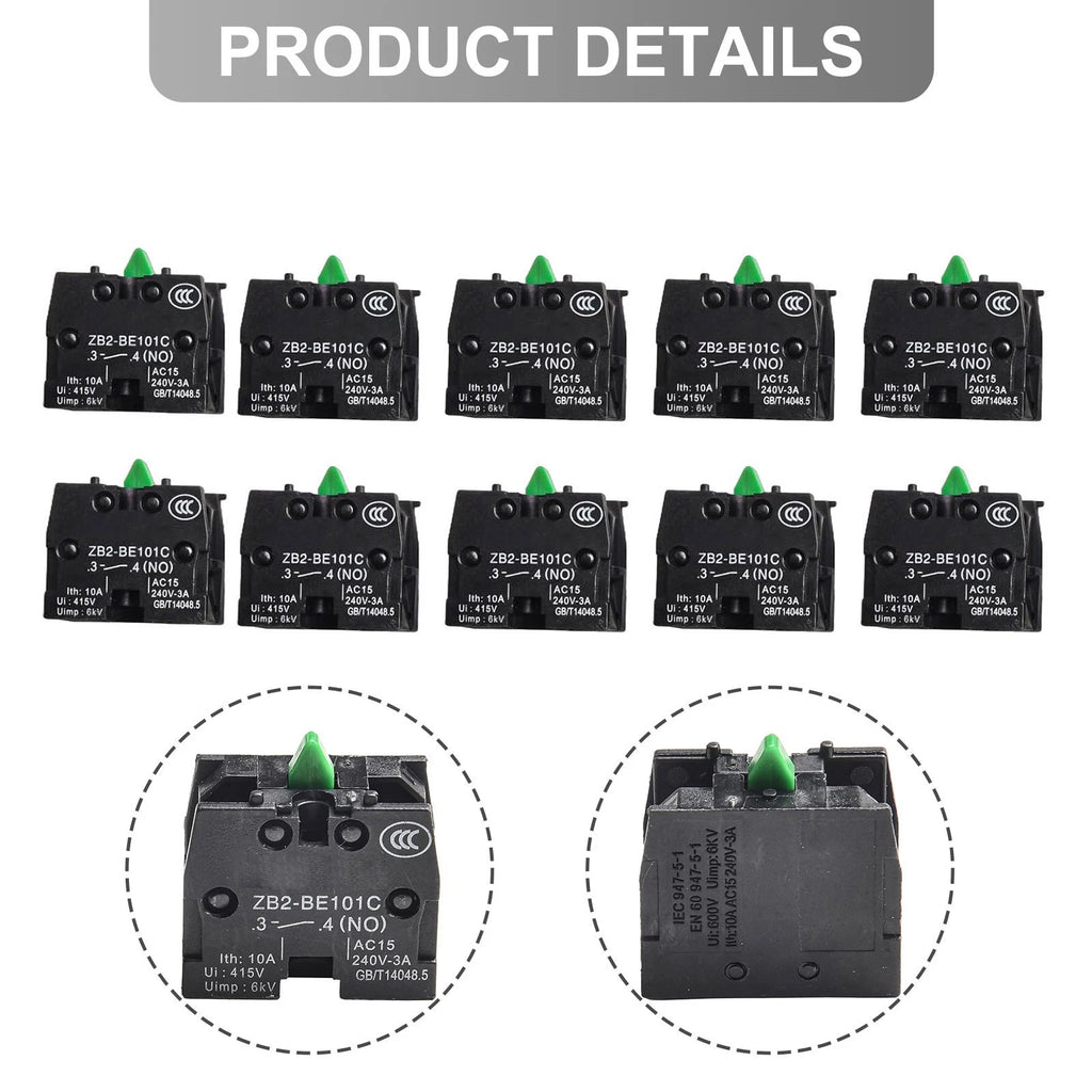 Push Button Joystick Switch ZB2BE101C for Various Applications (10A 600V)