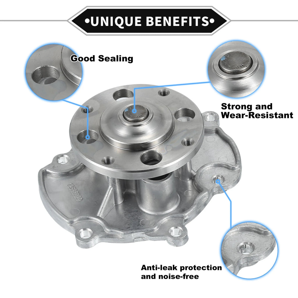 Water Pump Replacement with Gasket Kit for Chevrolet Captiva (2013–2018)
