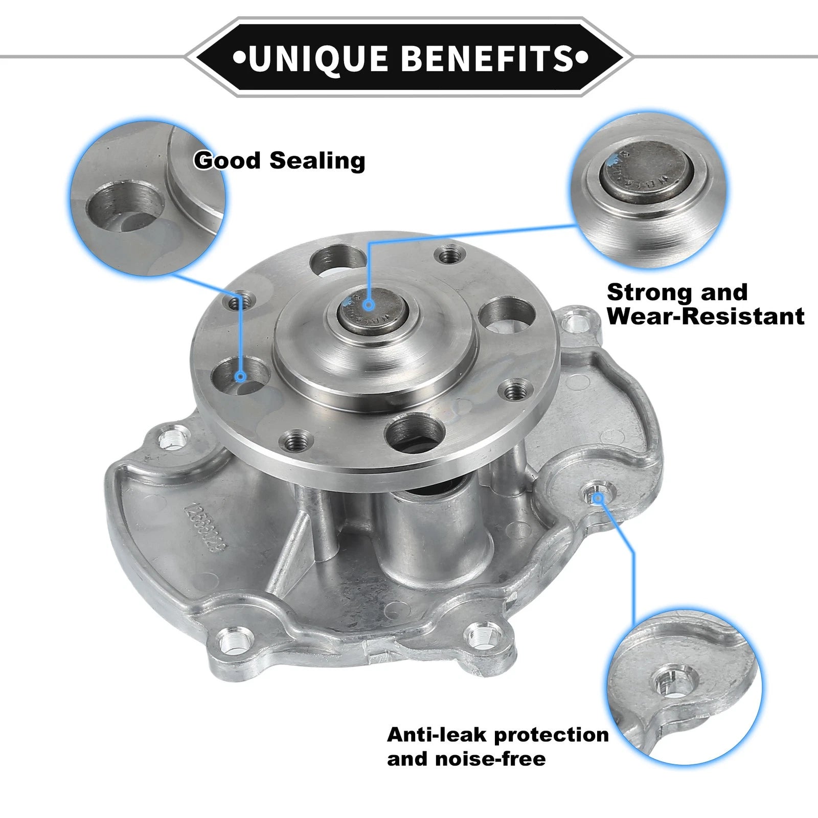 Water Pump Replacement with Gasket Kit for Chevrolet Captiva (2013–2018)