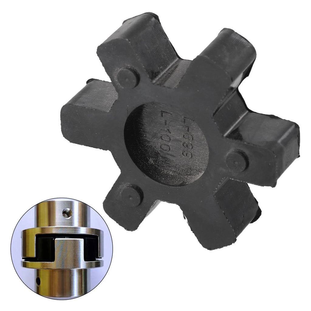 Jaw Coupling with Rubber Center Insert for Efficient Transmission (L099/L100)