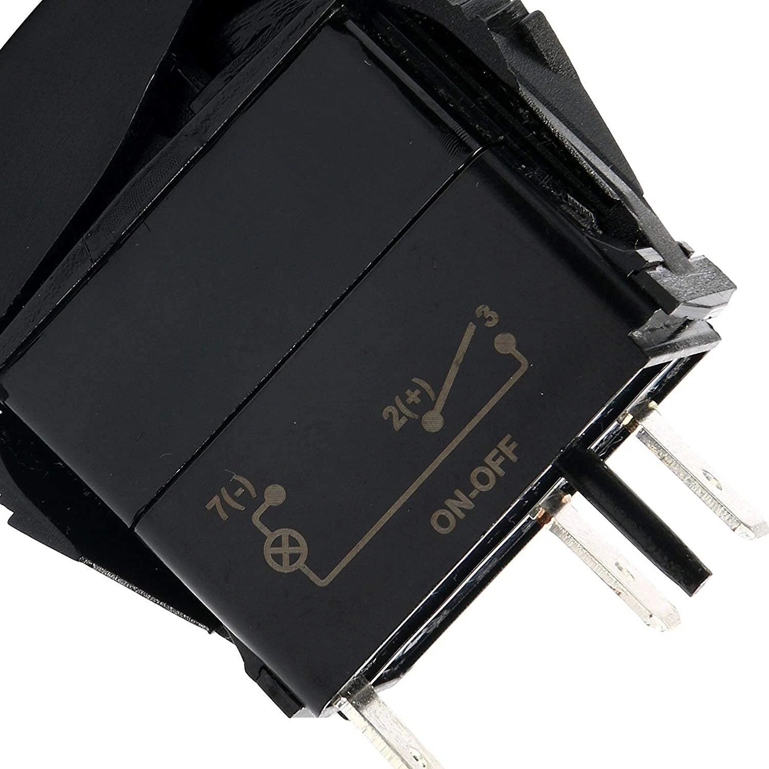2X 12V 20A LED On/Off Rocker Switch for Marine Boats (SPST 3P)
