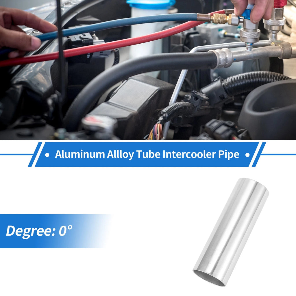 2" OD Straight Intercooler Pipe for Universal Applications (6061 Aluminum)