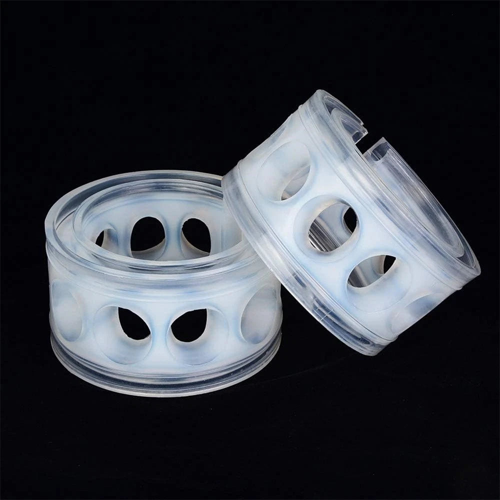 1Pair 38mm Absorber Spring Bumper Transparent Car Shock Absorber Tool Retainers