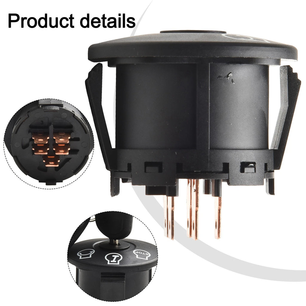Ignition Key and Starter Assembly for Cadet Lawnmowers