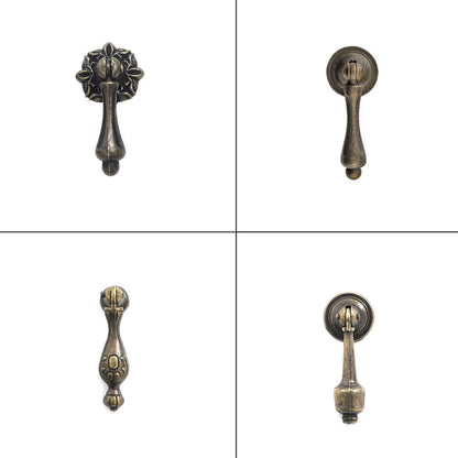 2/5/10Pcs Vintage Furniture Door Pull Handle Cupboard Drawer Knob Cabinet Pulls