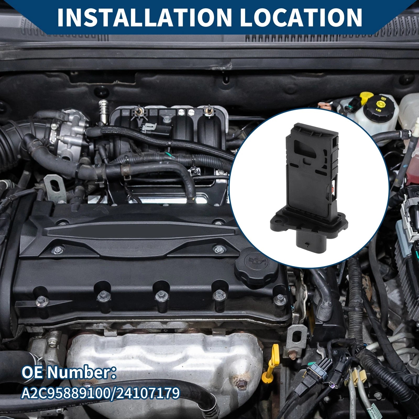 Mass Air Flow Sensor Meter A2C95889100 for MG MG3 (2019)