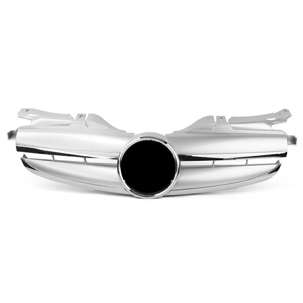 Front Upper Grill for Mercedes Benz SLK Class R170 (1998–2004) Silver