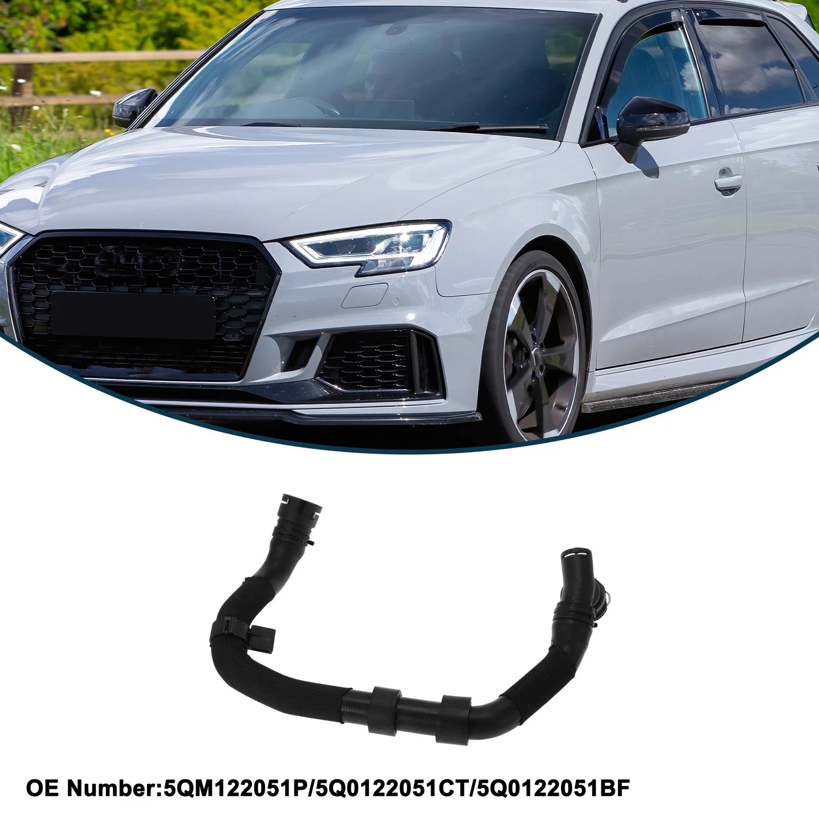 Radiator Hose Rubber for Audi TTS Quattro (2019–2023)