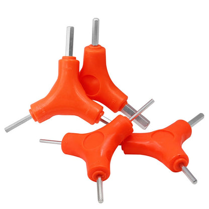 Set of 6 Trigeminal Hex Key Spanners 2.5-8mm for