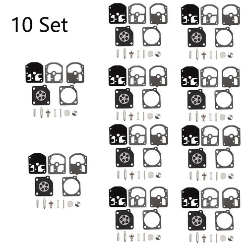 10x Carburetor Repair Kit for Zama RB-3 C1S-H2A Homelite 330 (N/A)