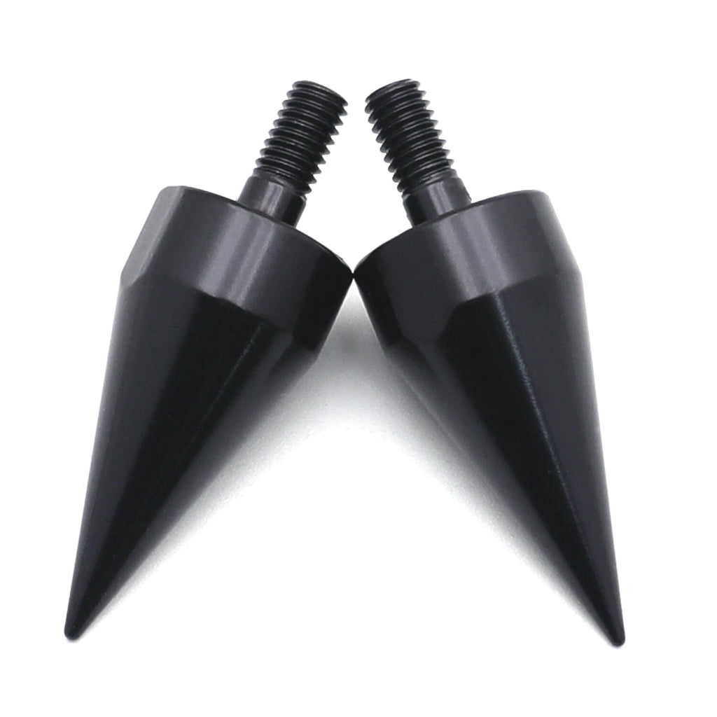 2PC Black Spike Bolts for Universal Motorcycle Windscreen Fairings