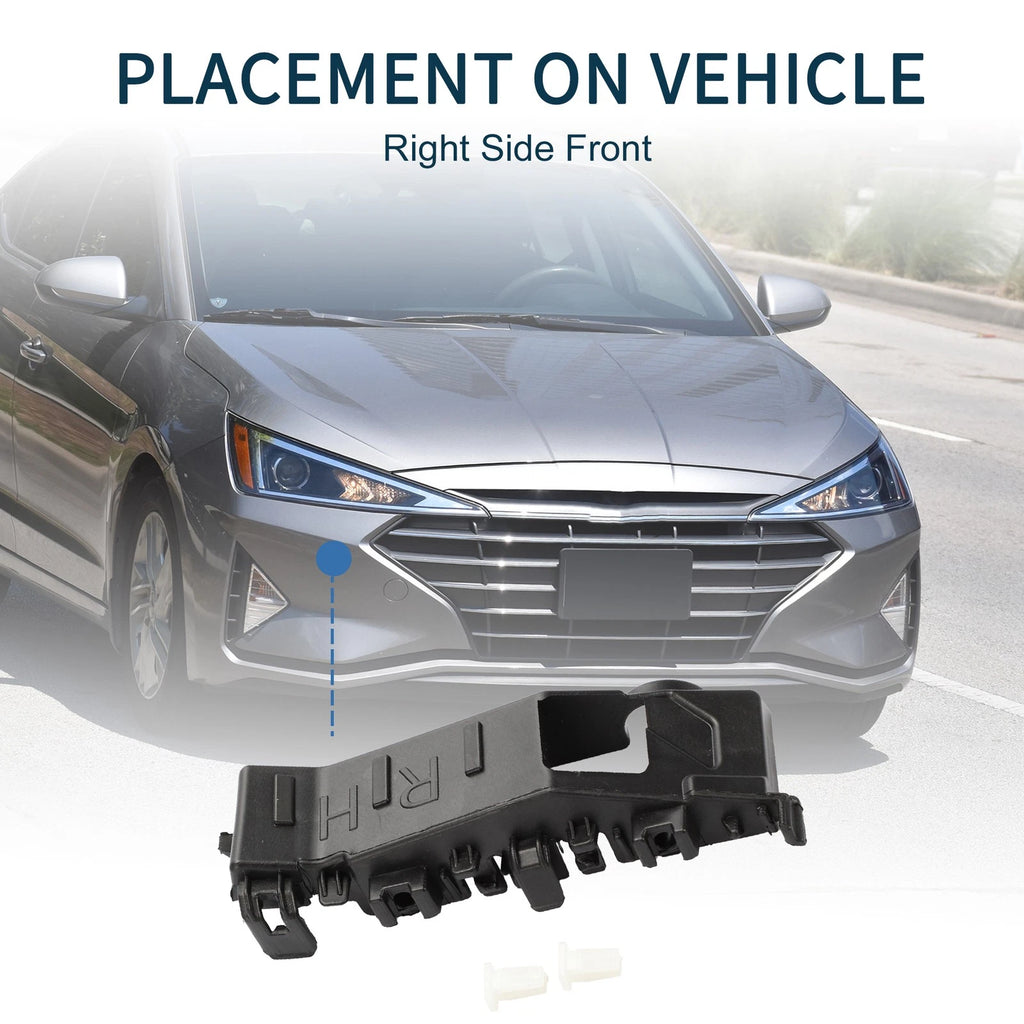 Right Front Bumper Retainer Bracket for Hyundai Tucson (2016–2021)
