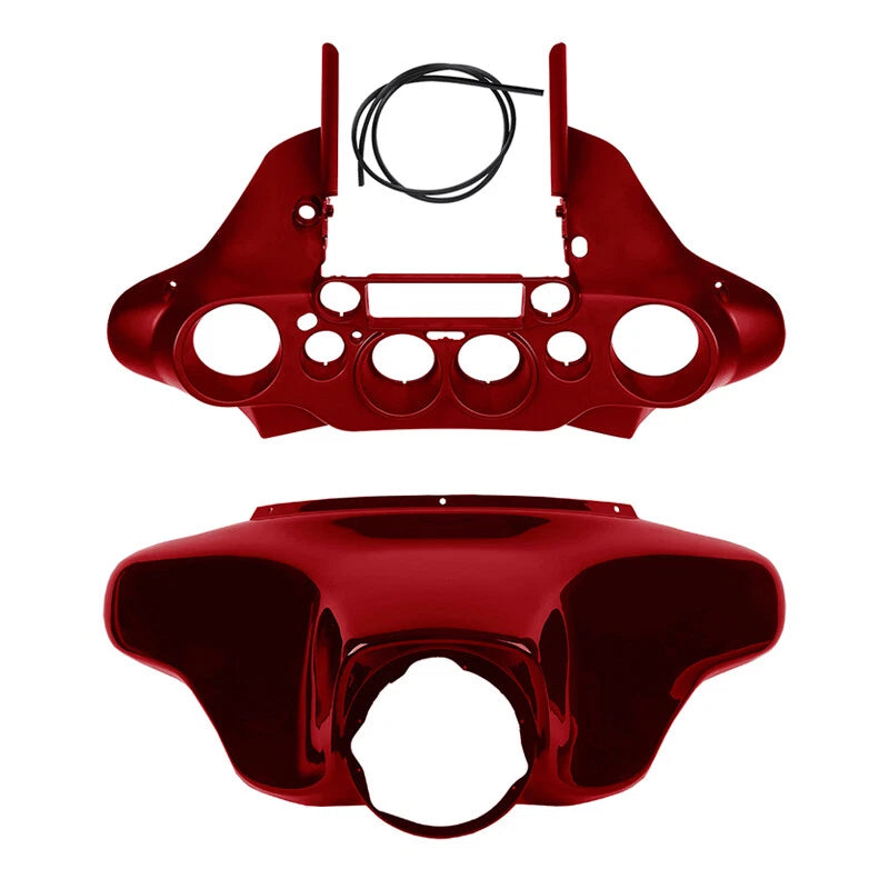 Inner Outer Batwing Fairings for Harley Street Glide (1996–2013) Ember Red Sunglow