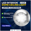 LED Interior Dome Ceiling Light for Five Oceans (12-24V) - FO4876